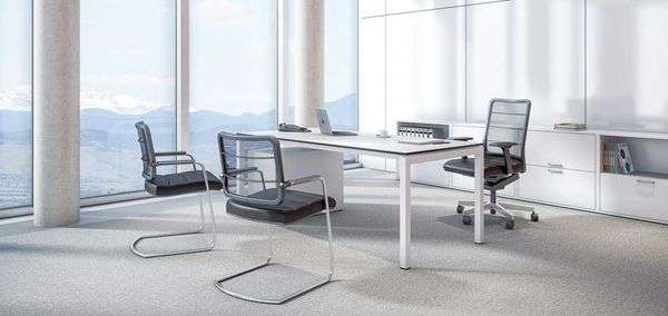 For business meetings, a simple mesh chair is the perfect fit.