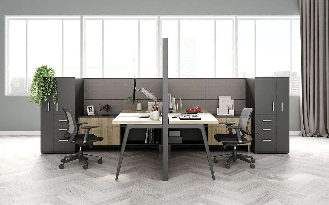 modern sleek workstation