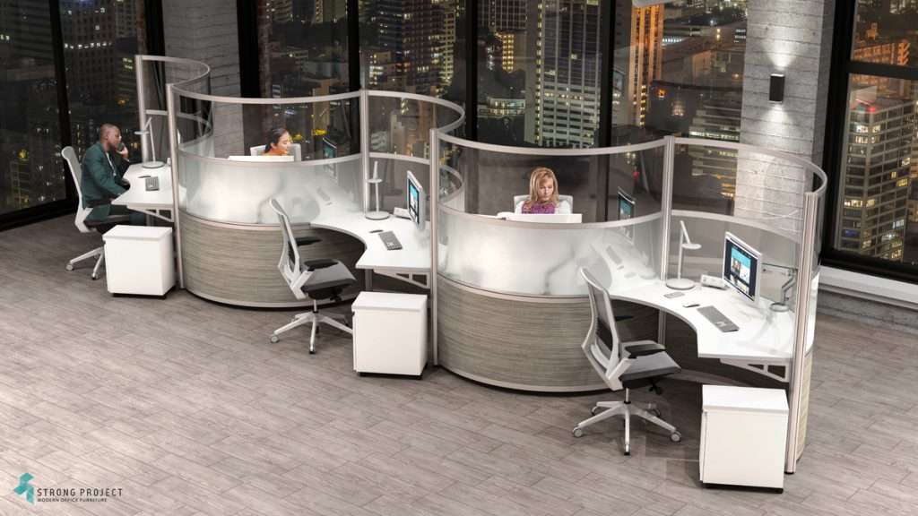 curved call center - StrongProject