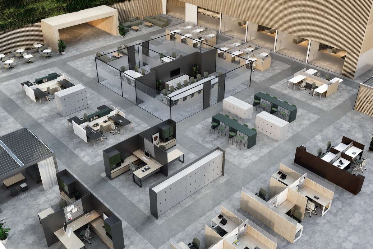 space saving compact office