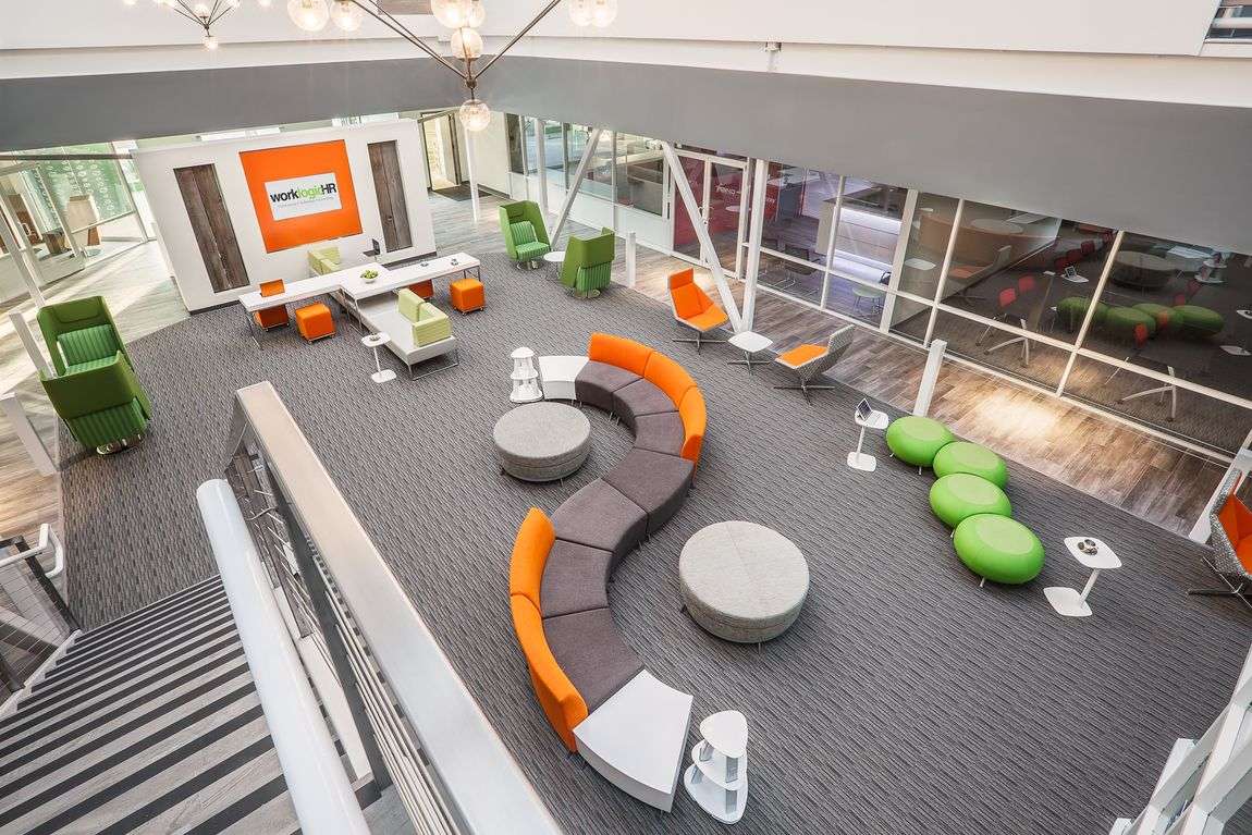 collaborative hybrid workplace design