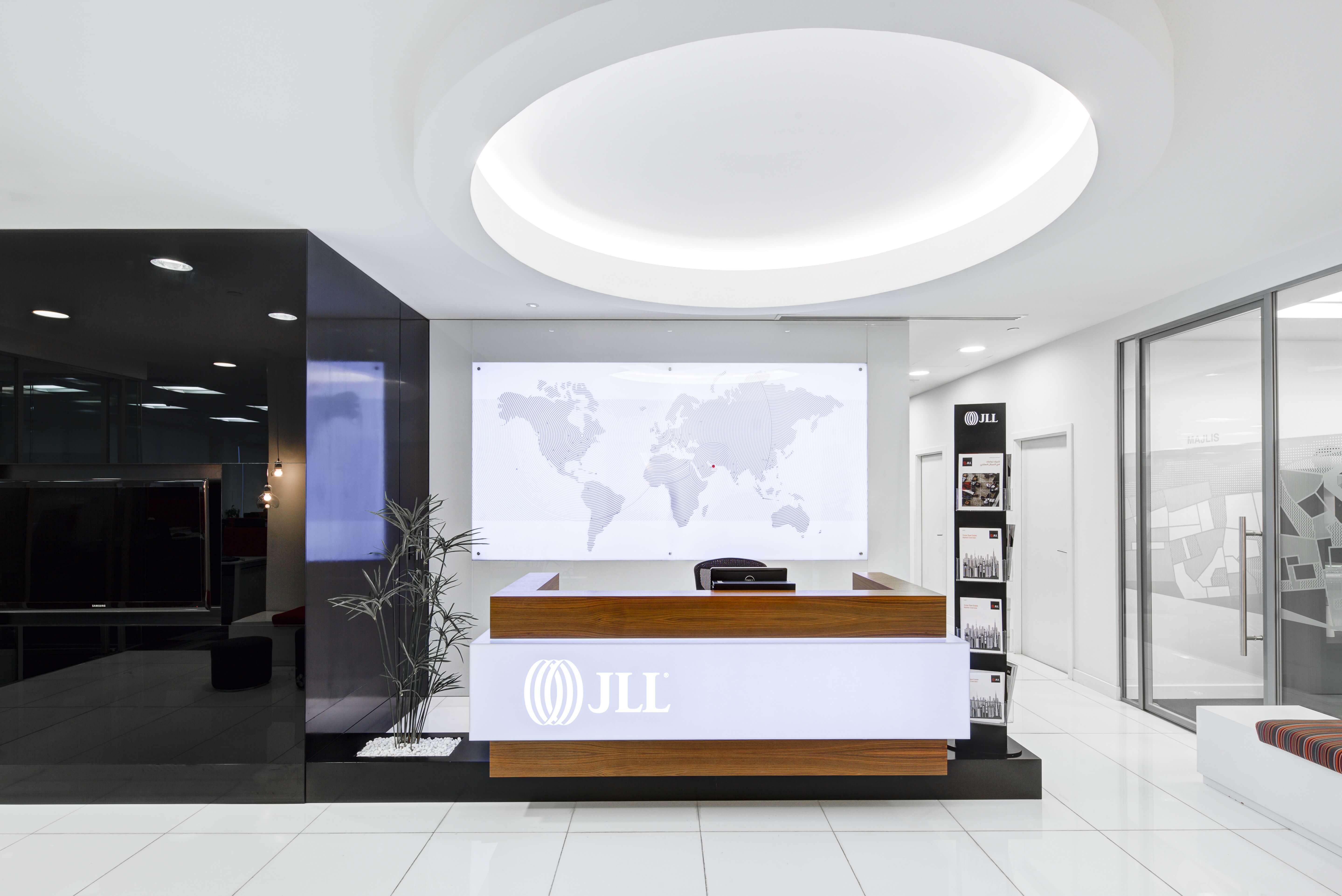 reception desk lighting trends