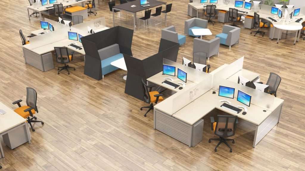 desks to satisfy collaboration needs