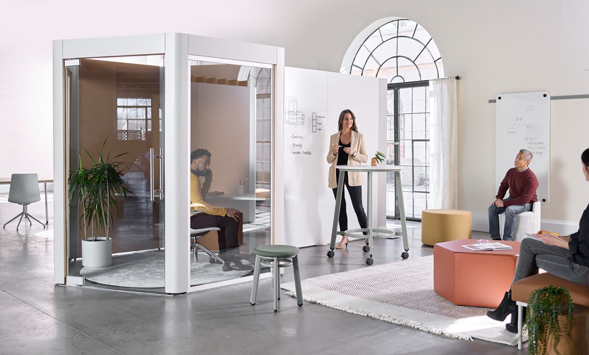hybrid office design trends