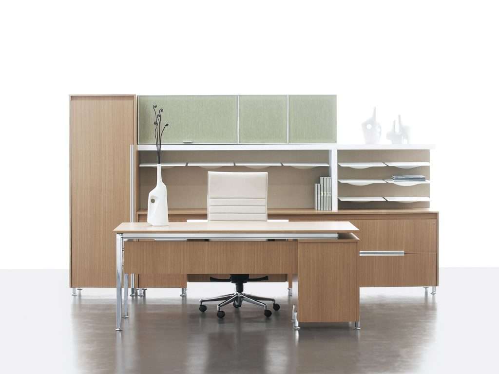 Assess your filing and storage space and give it a sleek makeover
