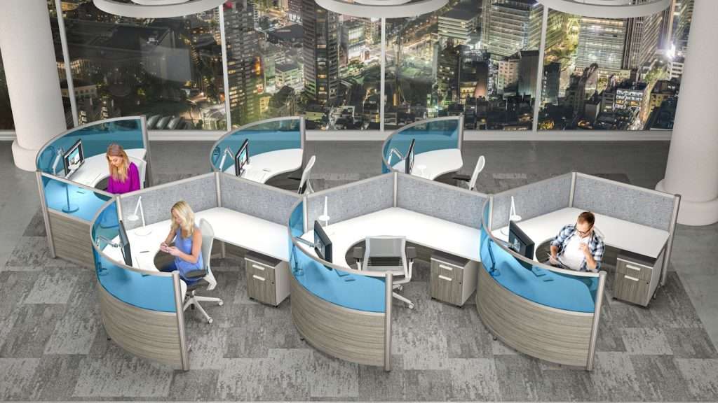 social distance workstation