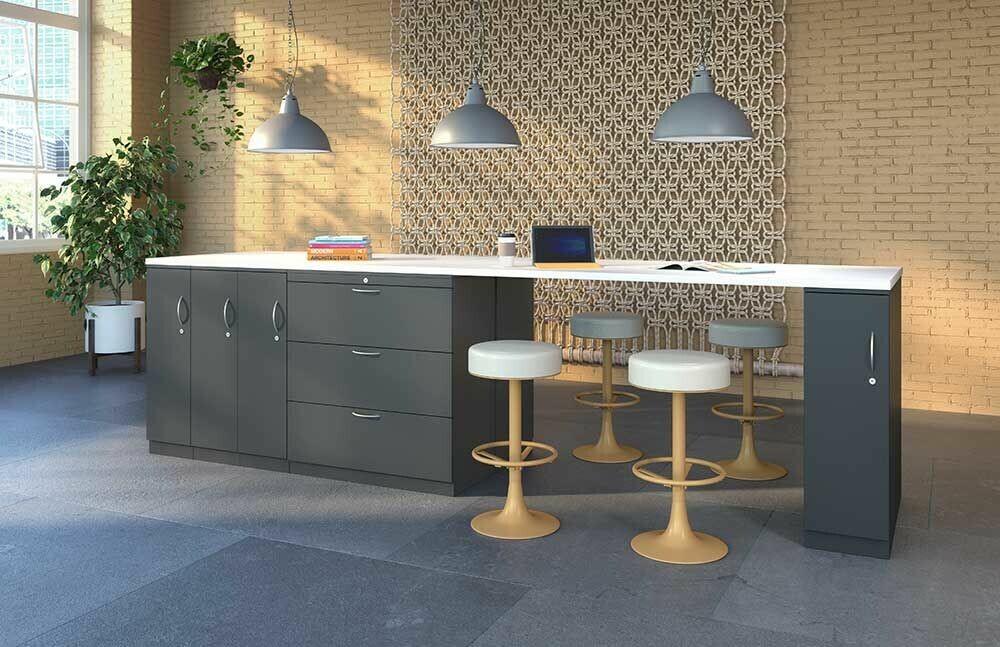Office Storage Cabinets & Desk Wall Units