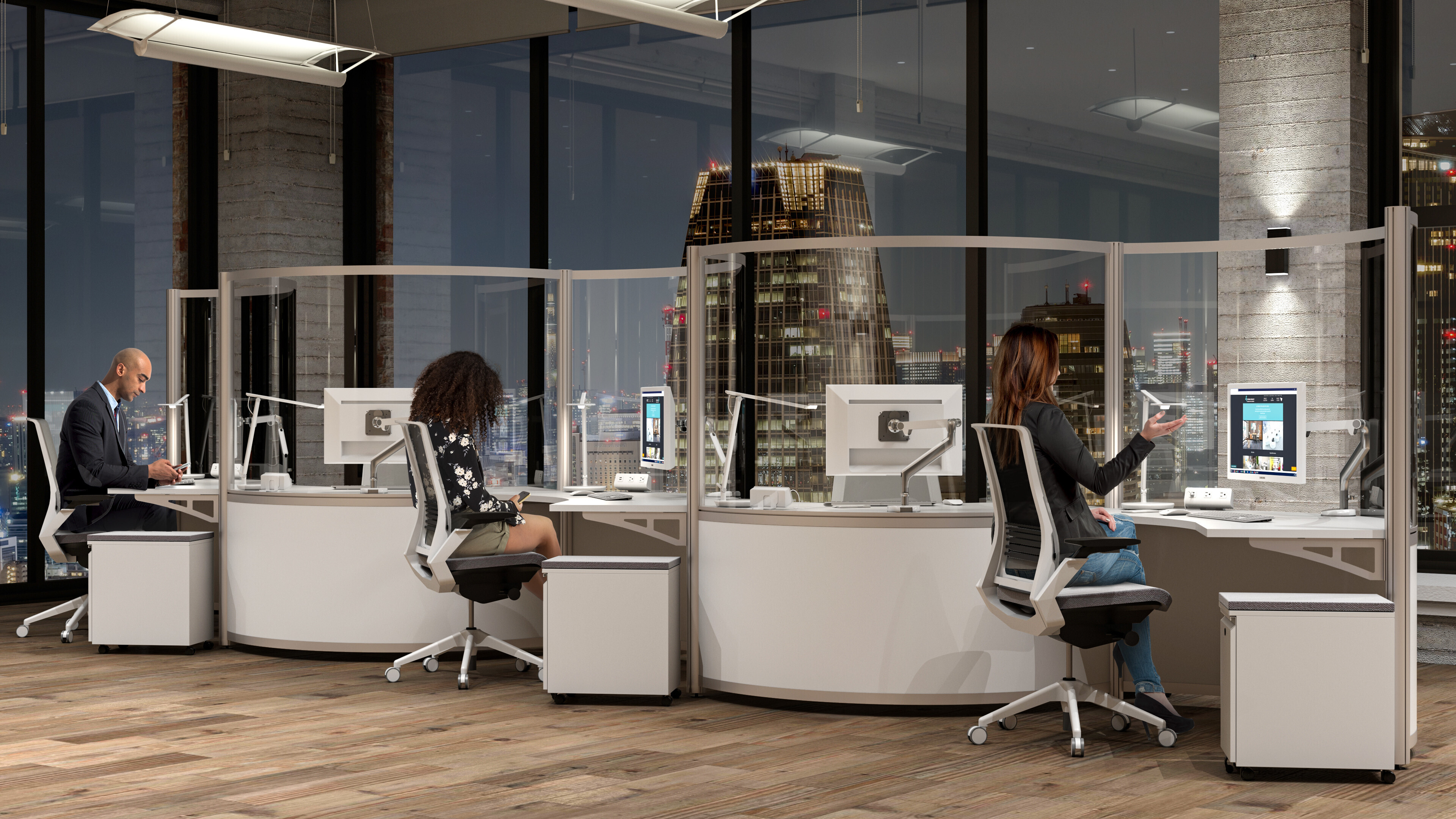 Social Distancing Barriers & Cubicles